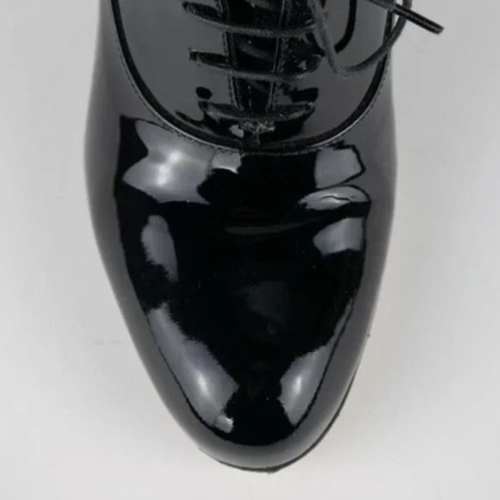 Miu Miu Shearling Heel Oxfords - Picture 7 of 9